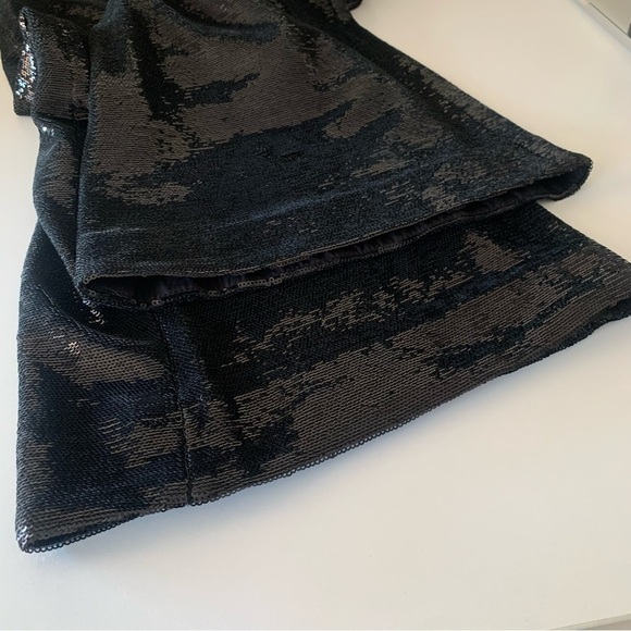 Maje Party Sequin Black Culottes - Picture 5 of 11